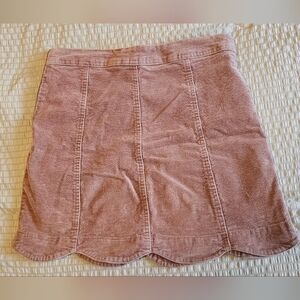Altar'd State - Pink Corduroy Women's Skirt